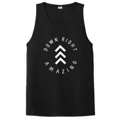 V3 Down Right Amazing Down Syndrome Day Awareness Gift PosiCharge Competitor Tank