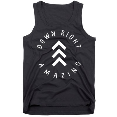 V3 Down Right Amazing Down Syndrome Day Awareness Gift Tank Top