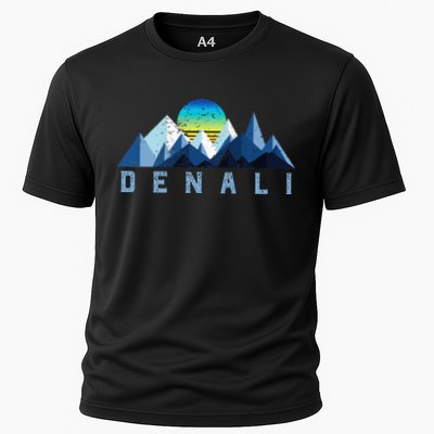 Vintage Denali Retro National Park Geometric Performance Shirt