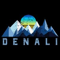 Vintage Denali Retro National Park Geometric Performance Shirt