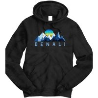 Vintage Denali Retro National Park Geometric Tie Dye Hoodie