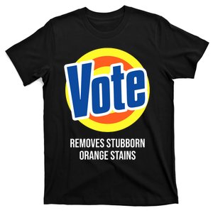 Vote Detergent Removes Stubborn Orange Stains T-Shirt