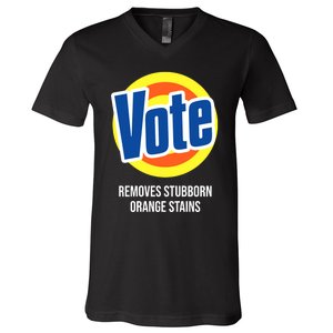 Vote Detergent Removes Stubborn Orange Stains V-Neck T-Shirt