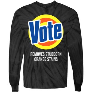 Vote Detergent Removes Stubborn Orange Stains Tie-Dye Long Sleeve Shirt