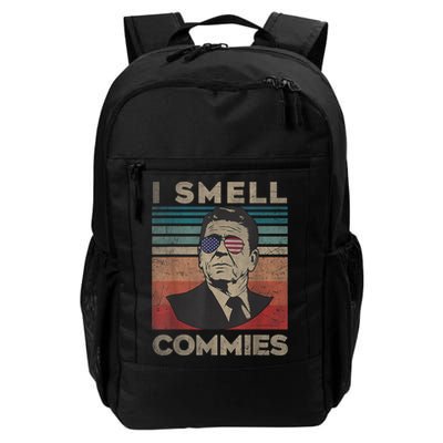 Vintage Distressed, Retro Reagan President I Smell Commies Backpack