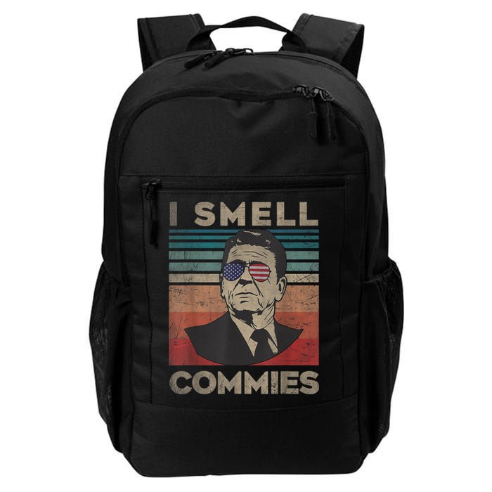 Vintage Distressed, Retro Reagan President I Smell Commies Backpack