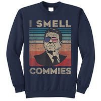 Vintage Distressed, Retro Reagan President I Smell Commies Sweatshirt