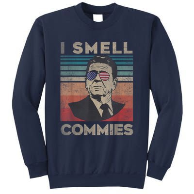 Vintage Distressed, Retro Reagan President I Smell Commies Sweatshirt