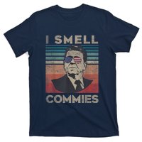 Vintage Distressed, Retro Reagan President I Smell Commies T-Shirt