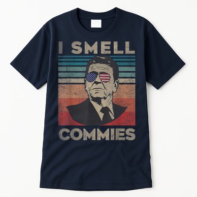Vintage Distressed, Retro Reagan President I Smell Commies Tall T-Shirt