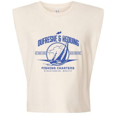 Vintage Dufresne & Redding Fishing Charters Garment-Dyed Women's Muscle Tee