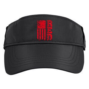 Veteran Day Remember Everyone Veteran Deployed Red Friday Adult Drive Performance Visor