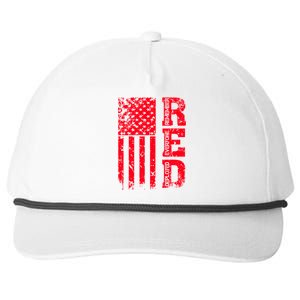 Veteran Day Remember Everyone Veteran Deployed Red Friday Gift Snapback Five-Panel Rope Hat