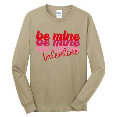 Valentine's Day Retro Be Mine Valentine Gifts Tall Long Sleeve T-Shirt