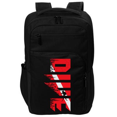 Vintage Distressed Scuba Diving Impact Tech Backpack