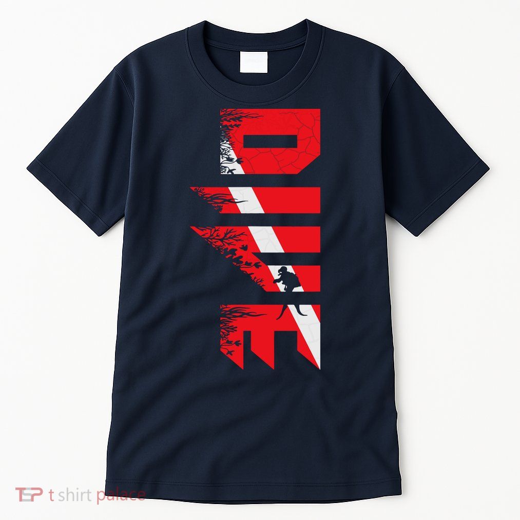 Vintage Distressed Scuba Diving Tall T-Shirt