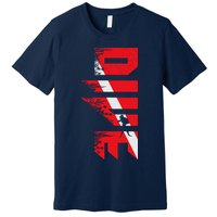 Vintage Distressed Scuba Diving Premium T-Shirt