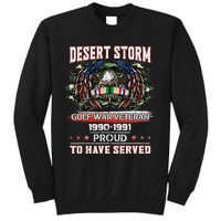 Veteran Desert Storm Veteran Proud For Fathers Day Sweatshirt