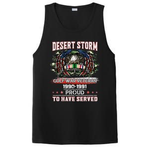 Veteran Desert Storm Veteran Proud For Fathers Day PosiCharge Competitor Tank