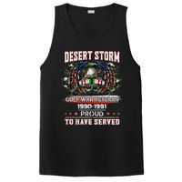 Veteran Desert Storm Veteran Proud For Fathers Day PosiCharge Competitor Tank