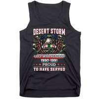 Veteran Desert Storm Veteran Proud For Fathers Day Tank Top