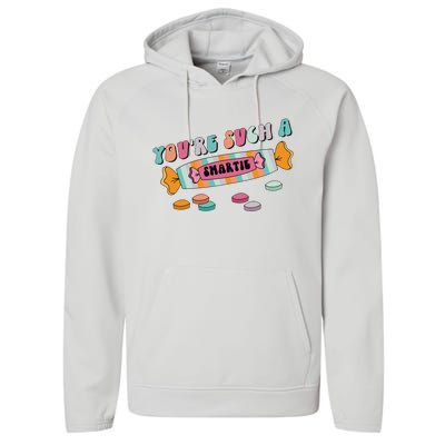 Valentine's Day Sweetheart Heart Candy Smartie Inspired Performance Fleece Hoodie