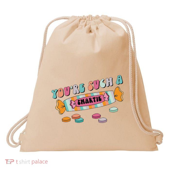 Valentine's Day Sweetheart Heart Candy Smartie Inspired Drawstring Bag