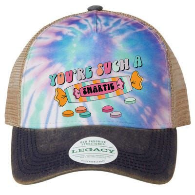 Valentine's Day Sweetheart Heart Candy Smartie Inspired Legacy Tie Dye Trucker Hat