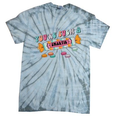 Valentine's Day Sweetheart Heart Candy Smartie Inspired Tie-Dye T-Shirt