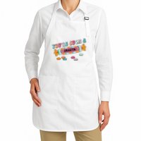 Valentine's Day Sweetheart Heart Candy Smartie Inspired Apron