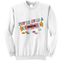 Valentine's Day Sweetheart Heart Candy Smartie Inspired Sweatshirt