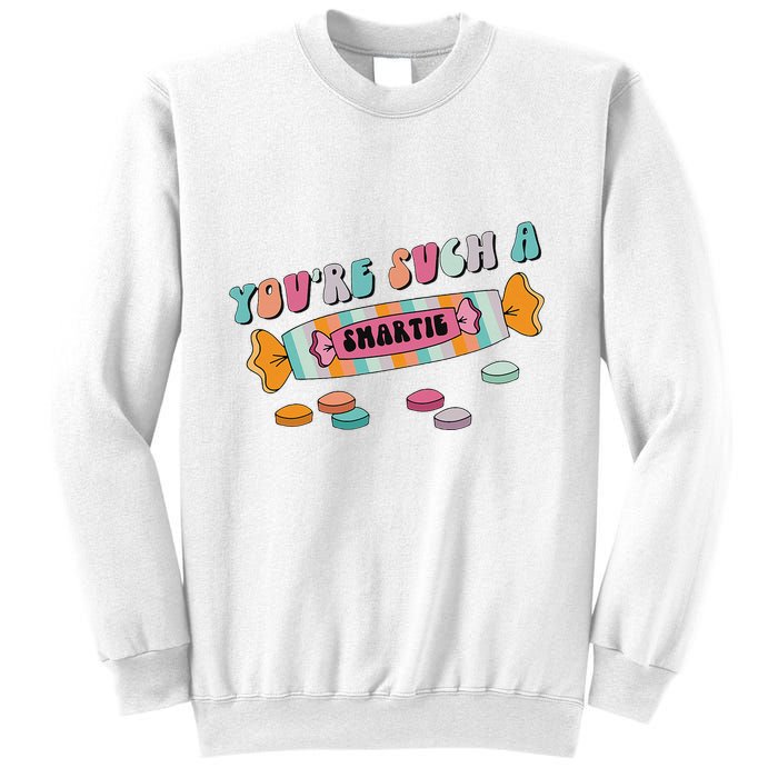 Valentine's Day Sweetheart Heart Candy Smartie Inspired Sweatshirt