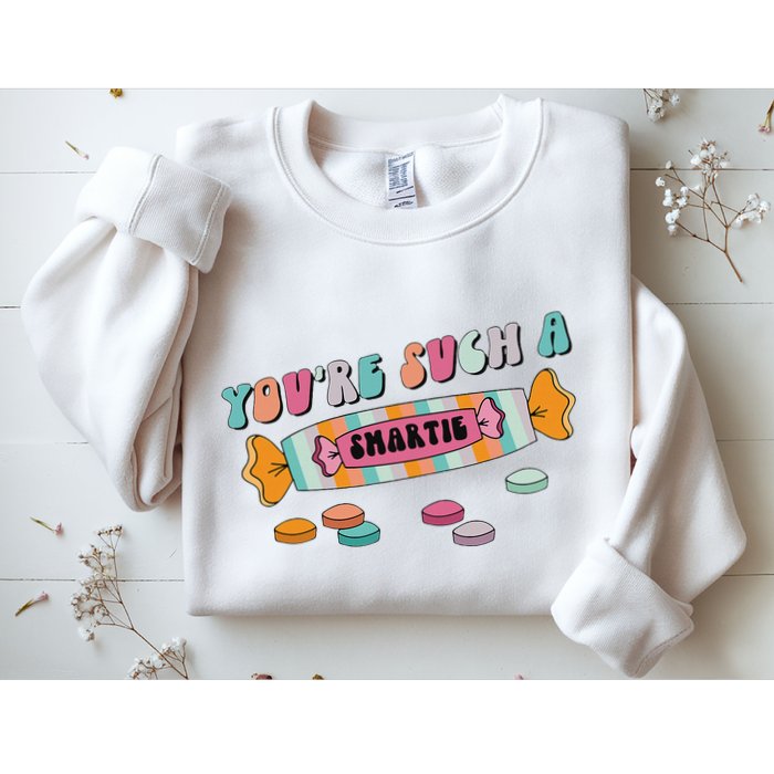 Valentine's Day Sweetheart Heart Candy Smartie Inspired Sweatshirt