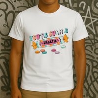 Valentine's Day Sweetheart Heart Candy Smartie Inspired T-Shirt