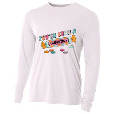 Valentine's Day Sweetheart Heart Candy Smartie Inspired Cooling Performance Long Sleeve Crew