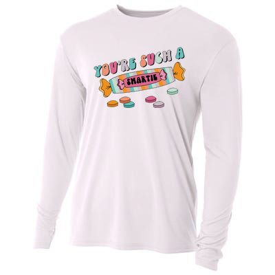 Valentine's Day Sweetheart Heart Candy Smartie Inspired Cooling Performance Long Sleeve Crew