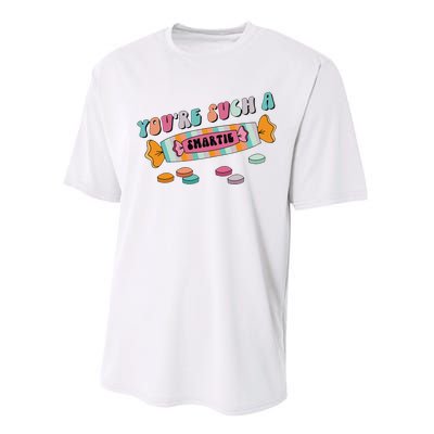 Valentine's Day Sweetheart Heart Candy Smartie Inspired Performance Sprint T-Shirt