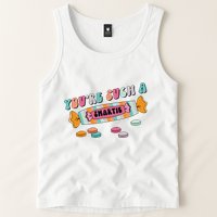 Valentine's Day Sweetheart Heart Candy Smartie Inspired Tank Top