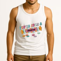 Valentine's Day Sweetheart Heart Candy Smartie Inspired Tank Top
