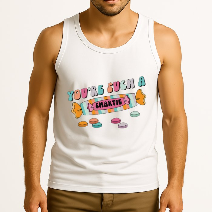 Valentine's Day Sweetheart Heart Candy Smartie Inspired Tank Top
