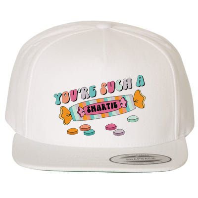 Valentine's Day Sweetheart Heart Candy Smartie Inspired Wool Snapback Cap