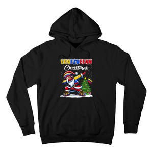 Venezuela Dabbing Santa Christmas Venezuela Flag Tall Hoodie