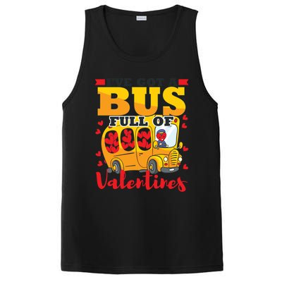 Valentines Day School Bus Driver Cute Funny Gift Gift PosiCharge Competitor Tank