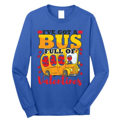 Valentines Day School Bus Driver Cute Funny Gift Gift Long Sleeve Shirt