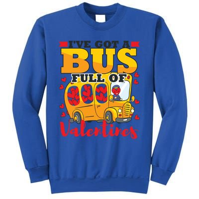 Valentines Day School Bus Driver Cute Funny Gift Gift Sweatshirt