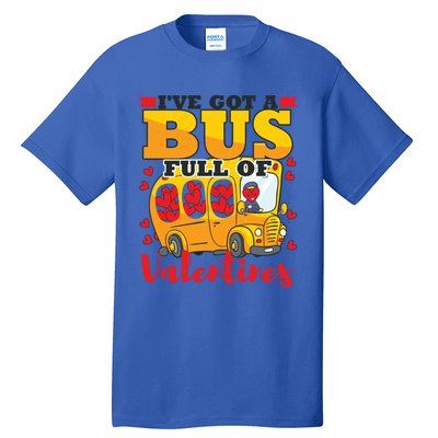 Valentines Day School Bus Driver Cute Funny Gift Gift Tall T-Shirt