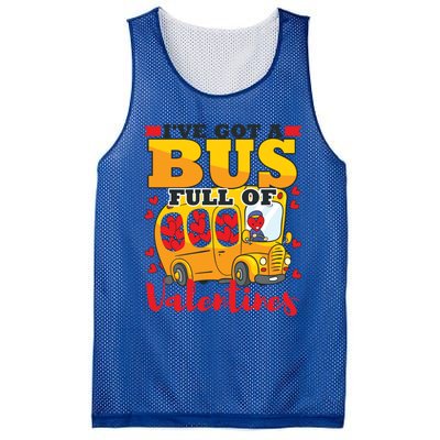 Valentines Day School Bus Driver Cute Funny Gift Gift Mesh Reversible Basketball Jersey Tank