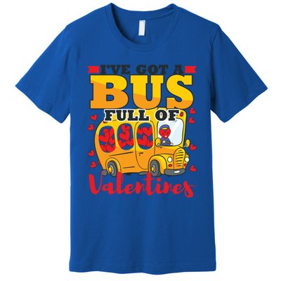 Valentines Day School Bus Driver Cute Funny Gift Gift Premium T-Shirt