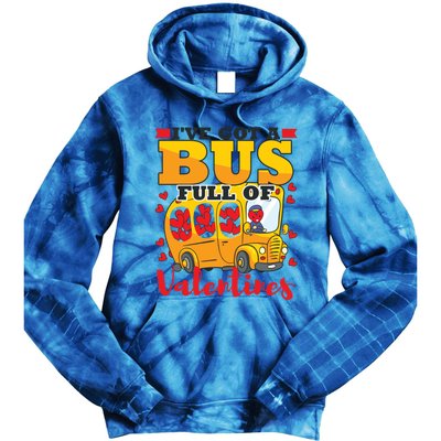 Valentines Day School Bus Driver Cute Funny Gift Gift Tie Dye Hoodie