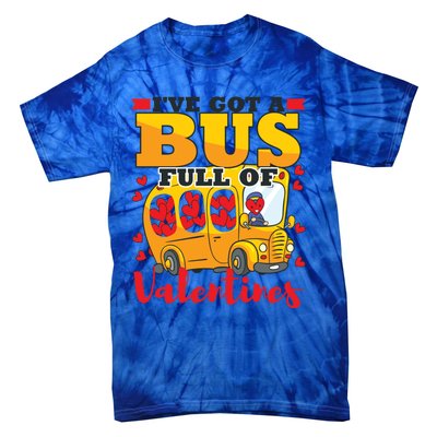 Valentines Day School Bus Driver Cute Funny Gift Gift Tie-Dye T-Shirt